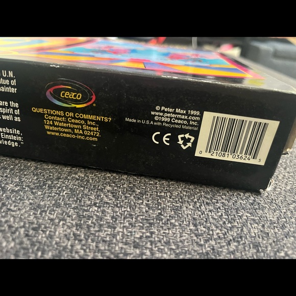 •1999 Peter Max Deluxe Puzzle Set UNOPENED• - Picture 6 of 6